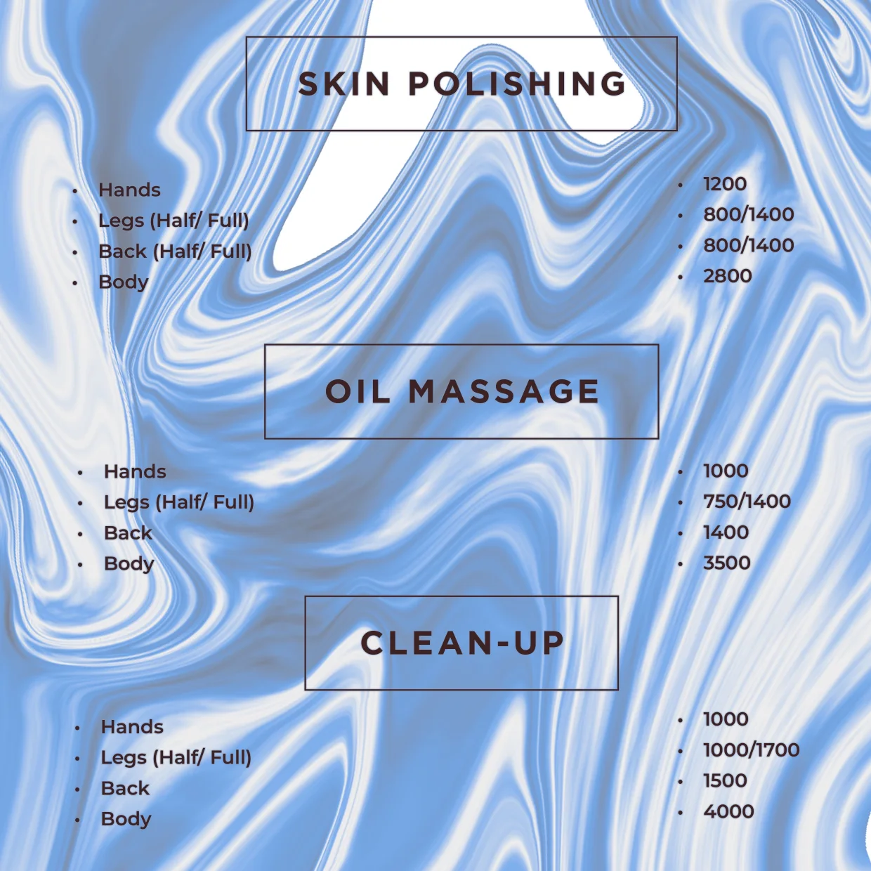 THS Rate Card - Skin Care - page 10 of 11